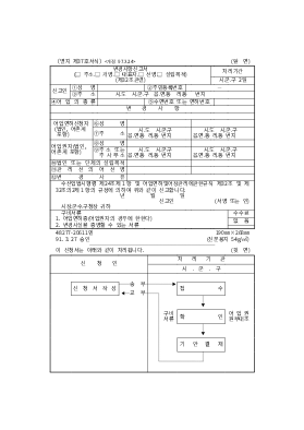 변경사항신고(주소,개명,대표자,선명)서